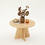 Hanah Home Mesa de Centro Mushroom - Sapphire Oak